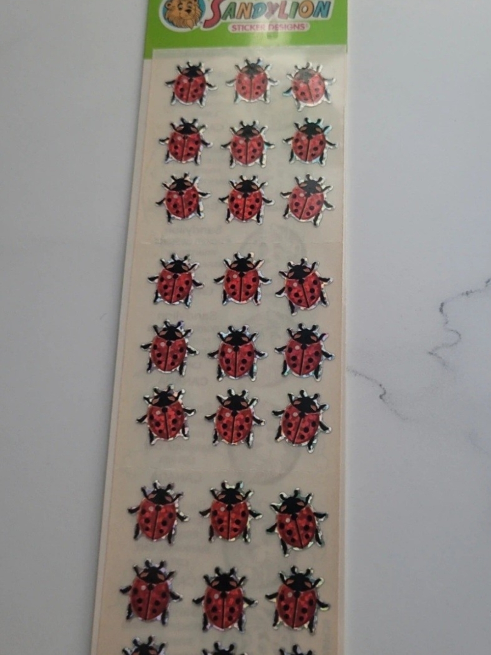 Sandylion Ladybug Stickers